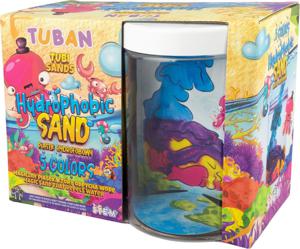 Tuban Hydrophobic Sand Set 5 kleuren met aquarium