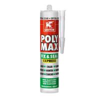 Griffon montagelijm - PolyMax Fix & Seal Express - 300 gram koker - transparant