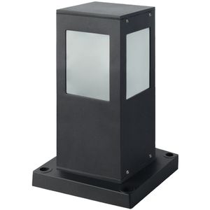 LED Tuinverlichting - Buitenlamp - Kavy 3 - Staand - Aluminium Mat Zwart - E27 - Vierkant