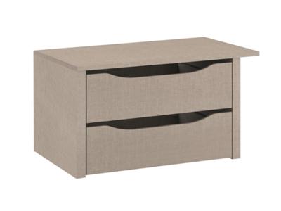 Ladeblok SUBBY 2 lades 88 cm natuurlijk linnen