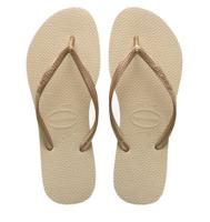 Havaianas - Slim | Sand Grey/Light Golde Rubber Dames
