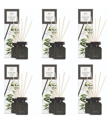 IPuro 6 stuks geurdiffuser black bamboo 100 ml