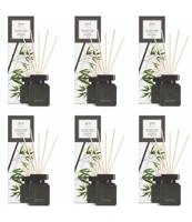 IPuro 6 stuks geurdiffuser black bamboo 100 ml