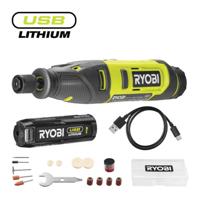 Ryobi RRT4-120GA15 | 4V USB Lithium Accu Rotatiegereedschap, met 15 accessoires - 5133005634