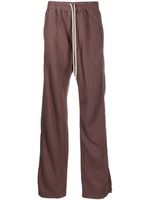 Rick Owens DRKSHDW pantalon de jogging Pusher en coton - Rouge