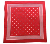 Tiseco Boeren zakdoek rood stippel 55 x 55 cm