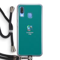 Win98: Samsung Galaxy A40 Transparant Hoesje met koord