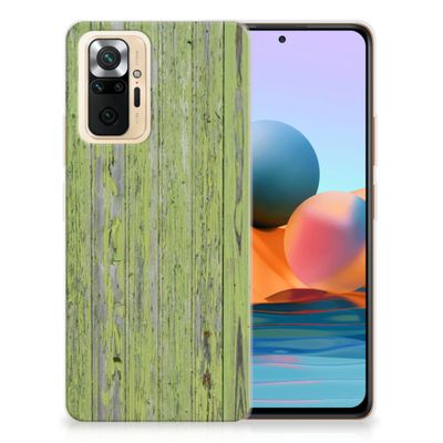 Xiaomi Redmi Note 10 Pro Bumper Hoesje Green Wood Xiaomi Redmi Note 10 Pro Bumper Hoesje Green Wood