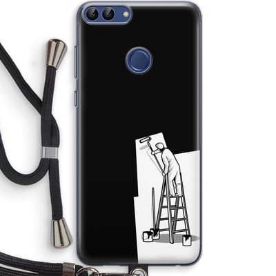 Musketon Painter: Huawei P Smart (2018) Transparant Hoesje met koord
