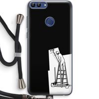 Musketon Painter: Huawei P Smart (2018) Transparant Hoesje met koord