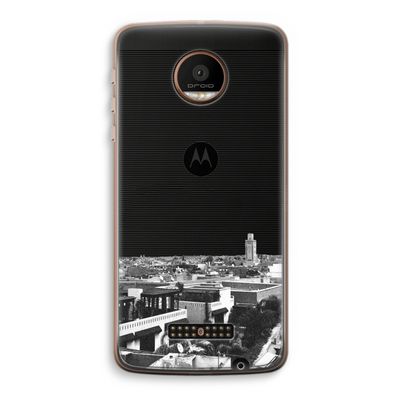 Marrakech Skyline : Motorola Moto Z Force Transparant Hoesje