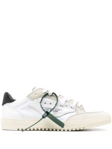 Off-White 5.0 leather sneakers - Blanc