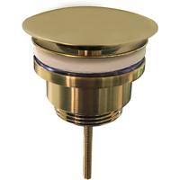 Wiesbaden Caral Open Afvoerplug 5/4" Geborsteld Messing