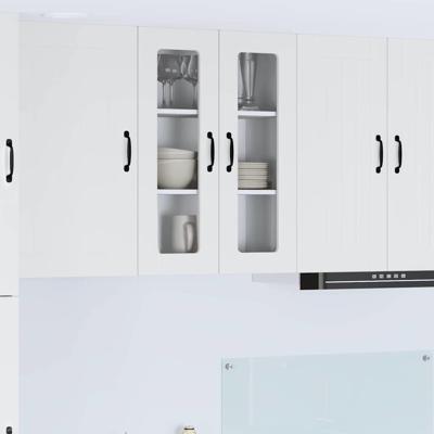 Keukenkast aan de muur met plank Hoogglans wit 60 x 31 x 80 cm Keukenkast aan de muur met plank Hoogglans wit 60 x 31 x 80 cm