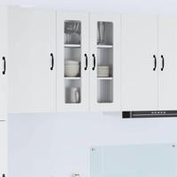 Keukenkast aan de muur met plank Hoogglans wit 60 x 31 x 80 cm Keukenkast aan de muur met plank Hoogglans wit 60 x 31 x 80 cm