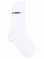 Jacquemus chaussettes Les Chaussettes Jacquemus en intarsia - Blanc - thumbnail