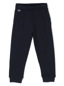 Lacoste Kids pantalon de jogging à patch logo - Bleu