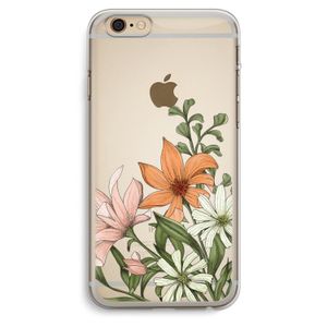 Floral bouquet: iPhone 6 Plus / 6S Plus Transparant Hoesje