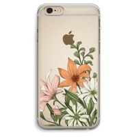 Floral bouquet: iPhone 6 Plus / 6S Plus Transparant Hoesje