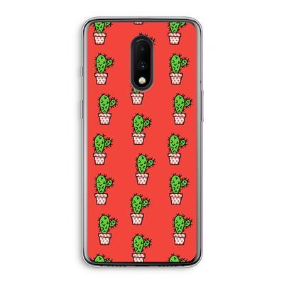 Mini cactus: OnePlus 7 Transparant Hoesje