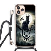 Moonlight Companions: iPhone 11 Pro Max Transparant Hoesje met koord