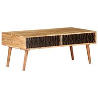 Salontafel 100x50x39 cm massief acaciahout - thumbnail