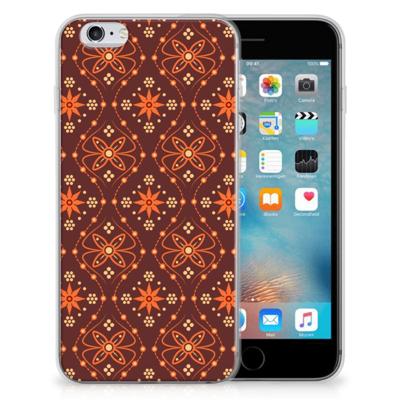 Apple iPhone 6 | 6s | TPU bumper | Batik Brown