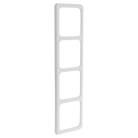 Peha Standard Afdekraam | Inbouw | 4-voudig | Polarwit - 66.011.24
