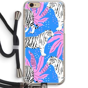 Tijger: iPhone 6 / 6S Transparant Hoesje met koord