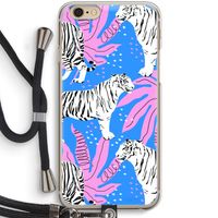 Tijger: iPhone 6 / 6S Transparant Hoesje met koord