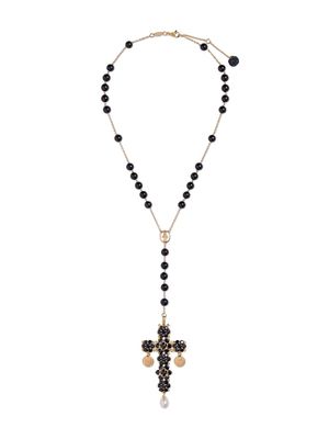 Dolce & Gabbana collier Sicily Rosary en or 18ct serti de saphirs