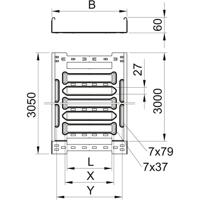 OBO Bettermann 6059018 Kabelgoot (l x b x h) 3000 x 100.00 x 60.00 mm 1 stuk(s)