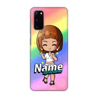 Chibi Maker vrouw: Volledig geprint Samsung Galaxy S20 Hoesje