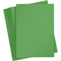 Creativ Company Gekleurd karton, a5, 180 gr, gras groen, 100 vel/ 1 doos