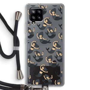 Zeemeermin: Samsung Galaxy A42 5G Transparant Hoesje met koord