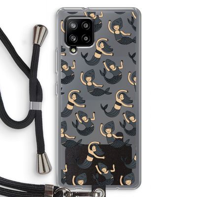Zeemeermin: Samsung Galaxy A42 5G Transparant Hoesje met koord