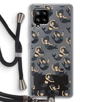 Zeemeermin: Samsung Galaxy A42 5G Transparant Hoesje met koord