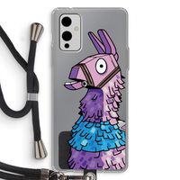 Lama: OnePlus 9 Transparant Hoesje met koord