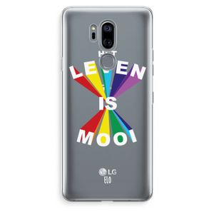 Het Leven Is Mooi: LG G7 Thinq Transparant Hoesje