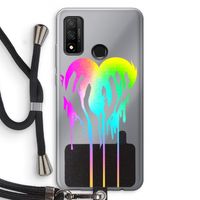 Hold My Heart: Huawei P Smart (2020) Transparant Hoesje met koord