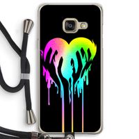 Hold My Heart: Samsung Galaxy A3 (2016) Transparant Hoesje met koord