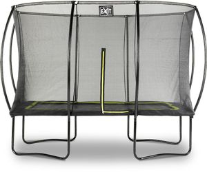 Exit Silhouette trampoline met net - 305 x 214 cm - Zwart