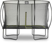 Exit Silhouette trampoline met net - 305 x 214 cm - Zwart