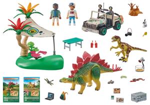 PLAYMOBIL Dinos - Onderzoeksstation met dinosaurussen Constructiespeelgoed