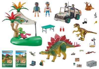 PLAYMOBIL Dinos - Onderzoeksstation met dinosaurussen Constructiespeelgoed