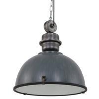 Steinhauer Hanglamp Bikkel XXL vintage grijs met nikkel 7834GR