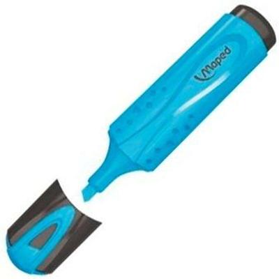 Fluoriscerende Markeerstift Maped Peps Classic Blauw (12 Stuks)