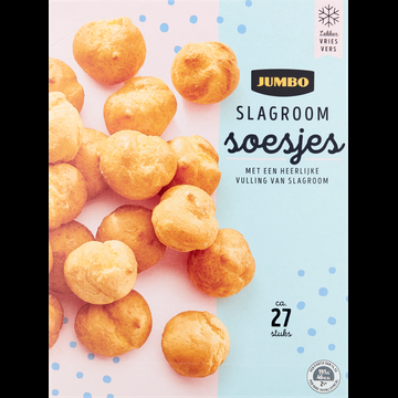 Jumbo Slagroomsoesjes Diepvries 400g