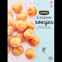 Jumbo Slagroomsoesjes Diepvries 400g
