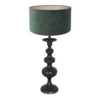 Steinhauer Klassieke schemerlampLyons C met groene velours kap - 3487ZW